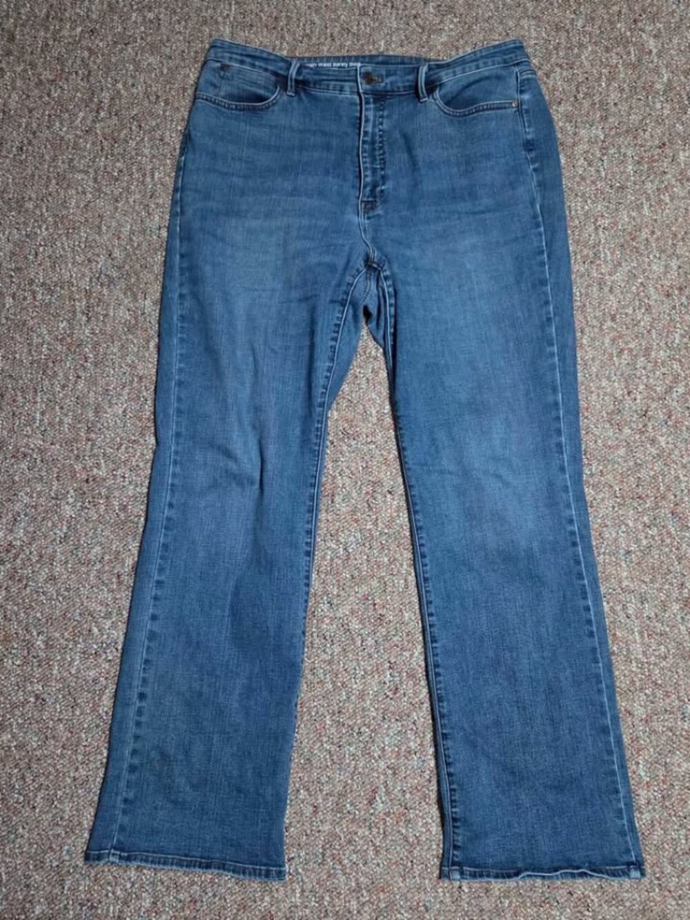 LL Bean straight leg jeans size 14